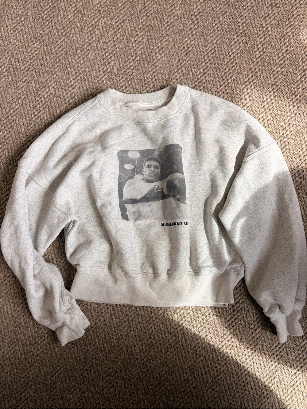 Abercrombie & Fitch Muhammad Ali Crew Neck Sweatshirt Size Small